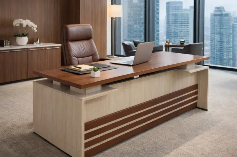 Office Table 4x2 (Drawer+Door)